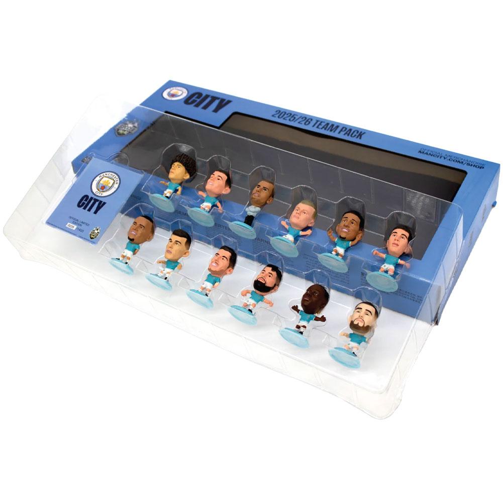 Manchester City FC Season 25-26 Team SoccerStarz Football Figurine (Pack of 12)