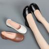 Fashion Genuine Leather Women's Shallow Mouth Single Shoes Women Pumps Fashion Large Size Low Heels Cozy Soft Soles Loafers Casual Shoes