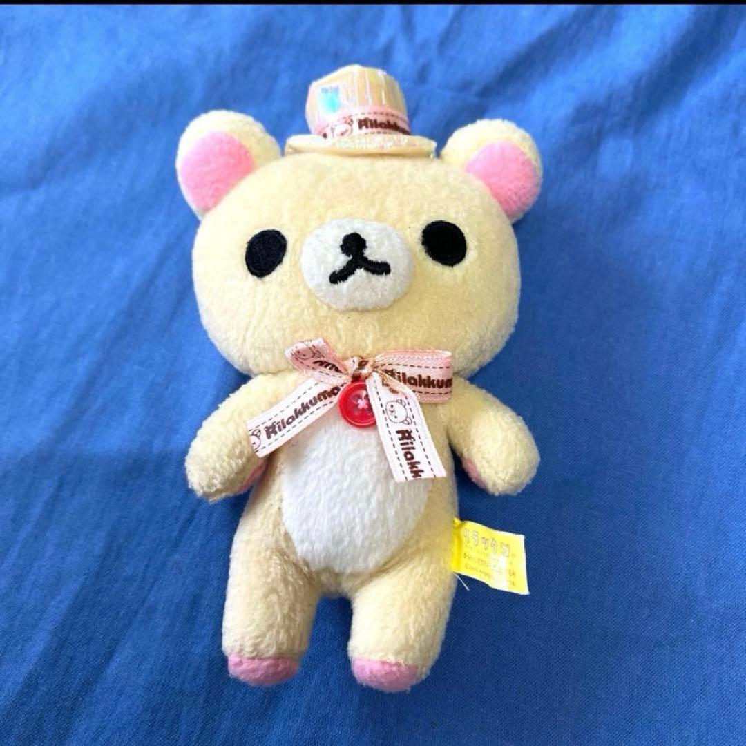 Korilakkuma stuffed toy with ribbon rare