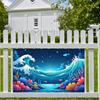 Ocean Display Vibrant Mural Themed Murals Eye-catching Design for Party