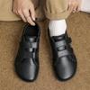 Mode Einfarbige Schuhe Herren Leder Freizeitschuhe für Herren Slipper Mode Skateboard-Schuh Flache Herren-Sneaker Tenis Para Hombre