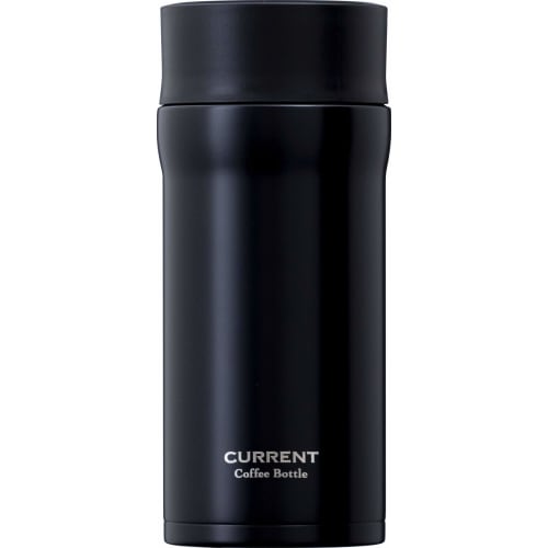 

Atlas CURRENT ACN-352BK, 350ml Vacuum Insulated Water Bottle for Coffee, Stain-Resistant, Odor-Resistant, and Hot Water, Black with Clean Mirror Finis