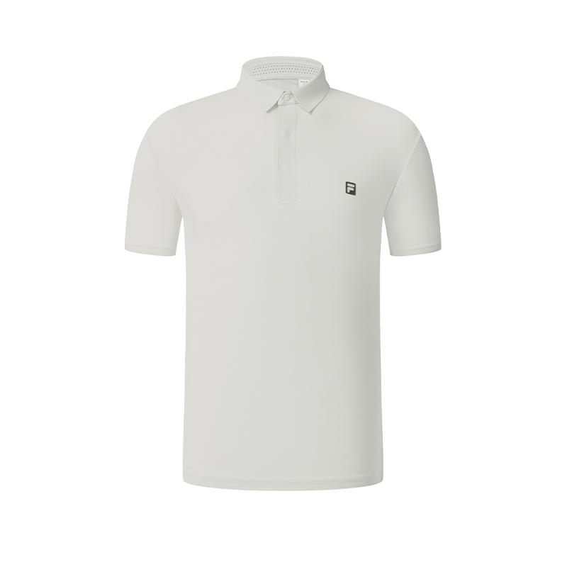 

FILA Fitness Cool Dry Casual Comfortable Polo Shirt Men tops A61M621110F-GY L