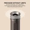 Fino Portable Electric Coffee Grinder, 28 Grind Settings, One-Button Burr Grinder with Fast-Charge Battery, Auto-Stop & Clog Pro