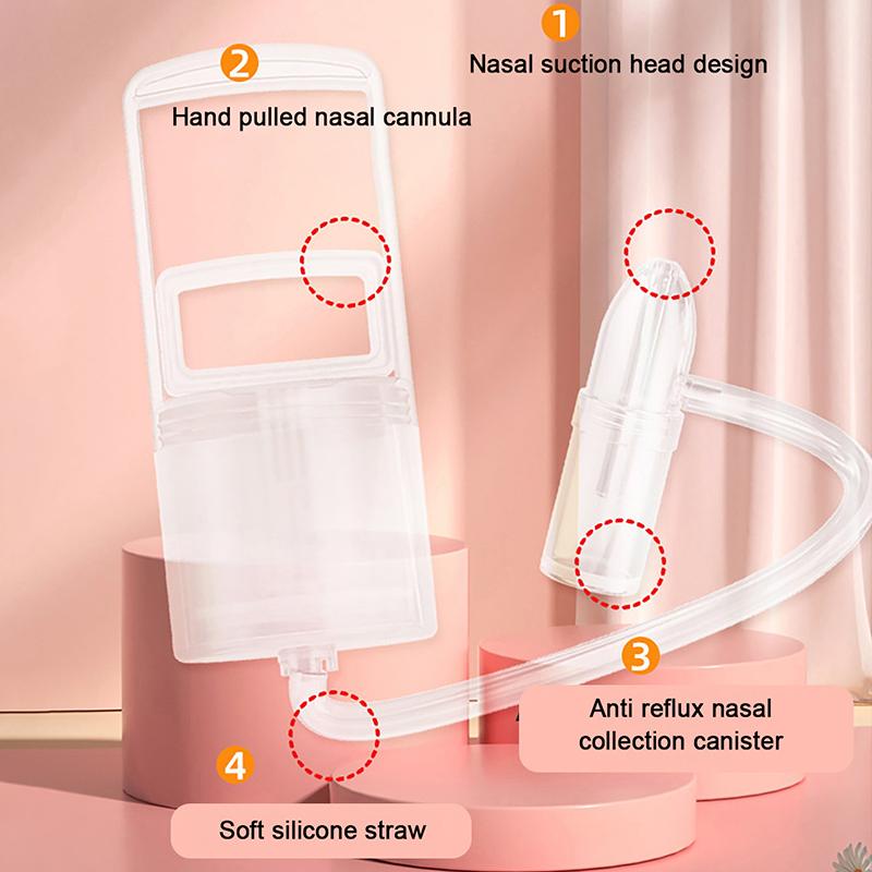 Baby Nasensauger Leistungsstarke Handpumpe Nasensauger Leise Manuelle Nasensauger Für Babys Baby Nasensauger Aspirator Schnodder