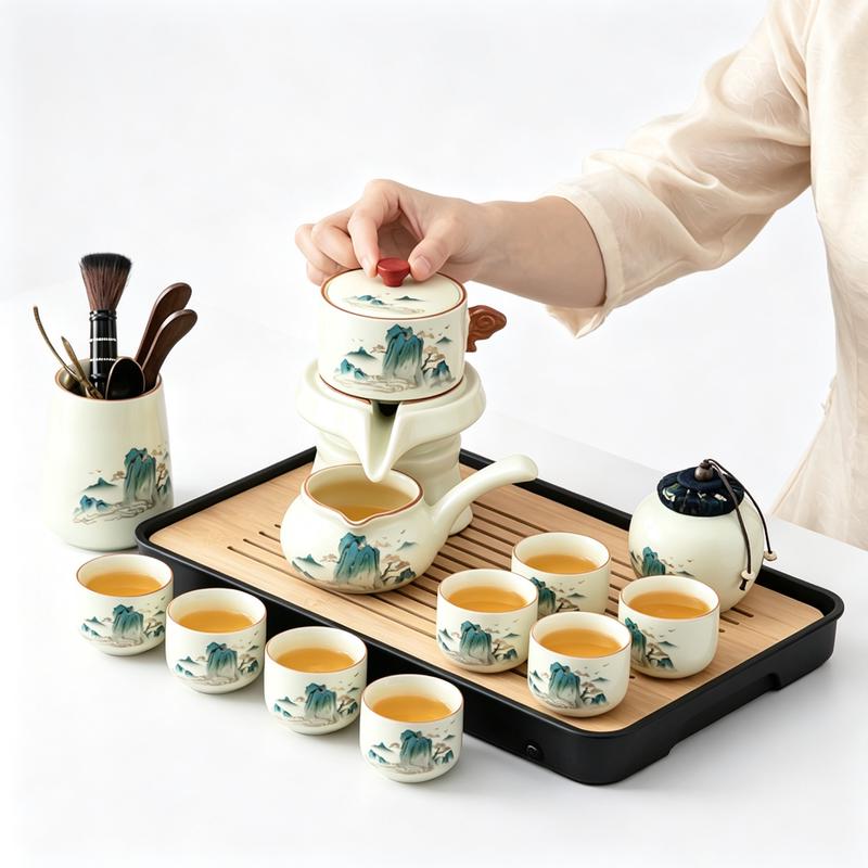 Shaoshan Automatic Ceramic Tea Set