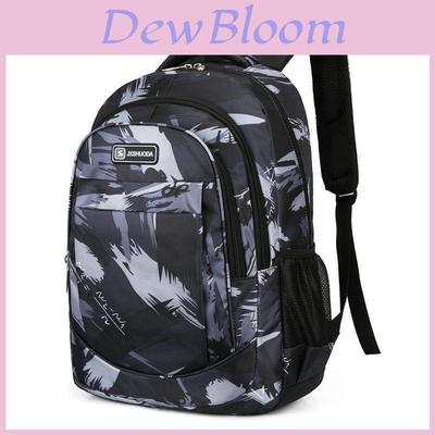 Large Capacity Oxford Backpack With Laptop Sleeve For Travel And School Characters Included)**