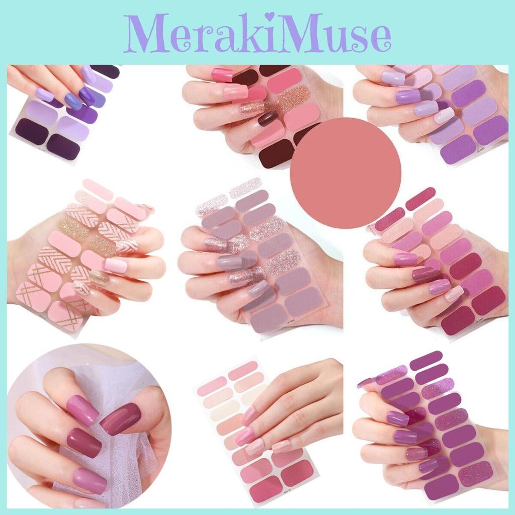 16 Universal Fit For All Versatile And Colorful Nail Stickers