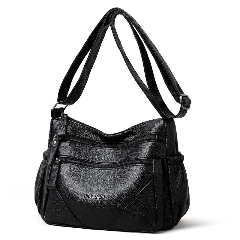 

New fashionable and atmospheric large-capacity shoulder messenger bag 25*13*20cm