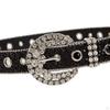 Elegant Rhinestone Waist Belt for Women's Jeans and Dresses with Stylish Pin Buckle