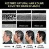 100ML 3-in-1 Hair Color Shampoo Ammonia-Free Herbal Ingredients Moisturising Protecting Hair Black Hair Dye