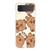 Cartoon Capybara Hard PC Phone Case For Samsung Galaxy Z Flip 5 4 3 Transparent Cover For Galaxy Z Flip 6 Foldable Shockproof