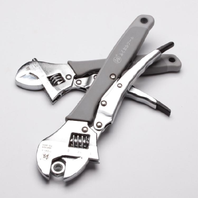 Large Opening Adjustable Spanner Monkey Wrench Adjustable Angle Slide Wrench