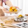 Flevance European Crystal Glass Fruit Plate