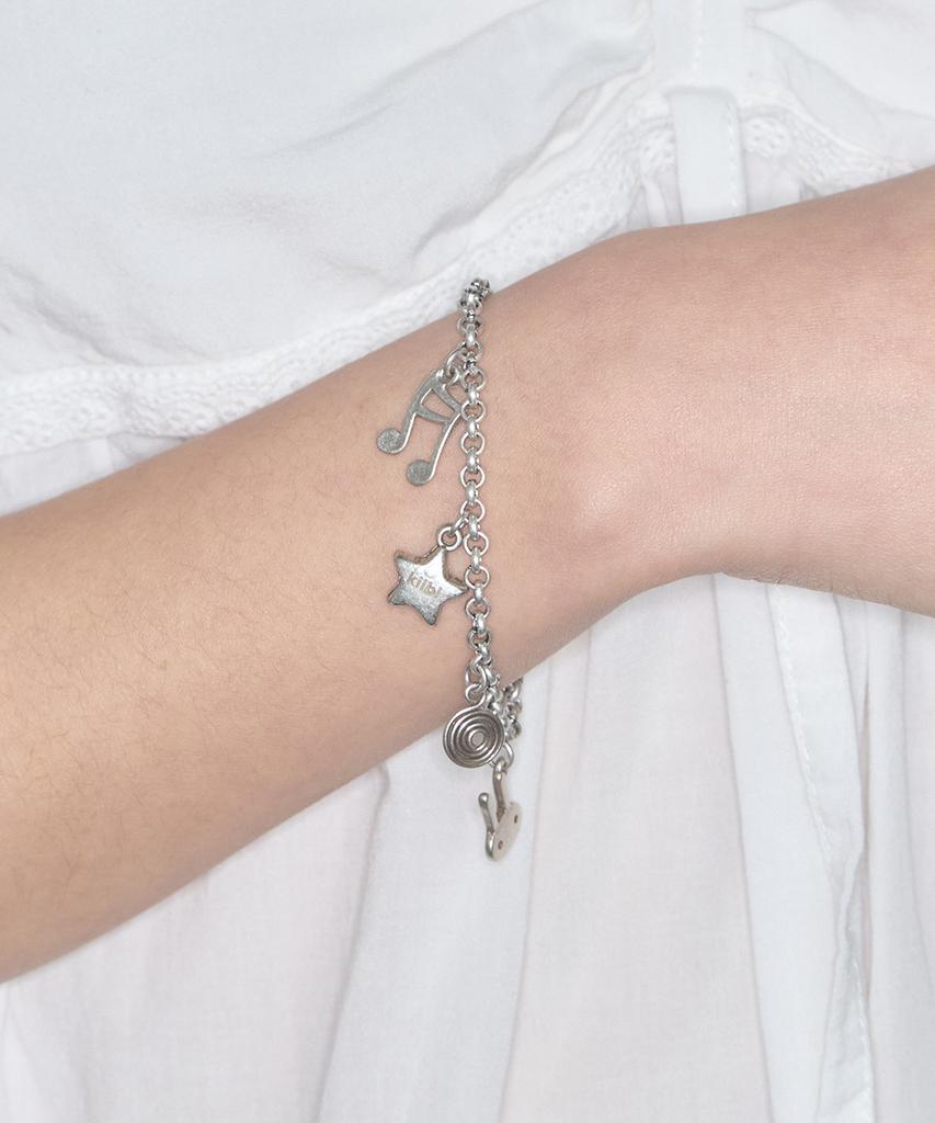 Kiibi Star Mix Bracelet Silver
