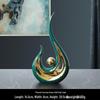 European Ceramic Time Flies Ornament: Elegant Art Decor for Home or Office