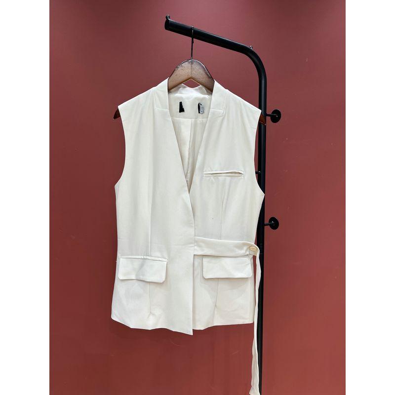 2025 Spring New Arrival Export Single Niche Design Shoelace Old Qian Feng Graceful Slim-Fit Tops