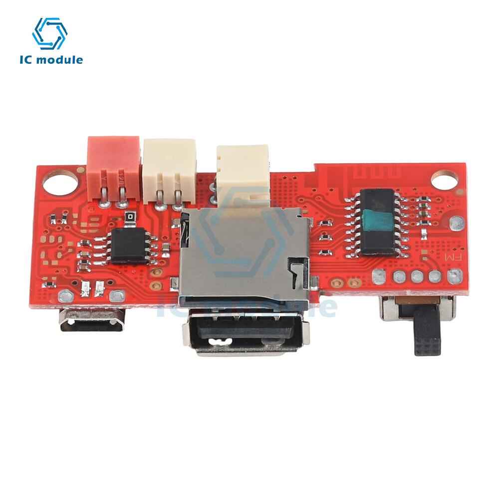 Micro USB DC 5V BT Audio Amplifier Board V512 Car Audio Player Lossless Audio Decoder Board TF Card USB