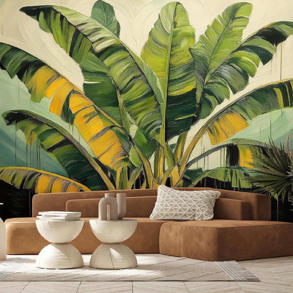 Tapete Bananenblätter Natur