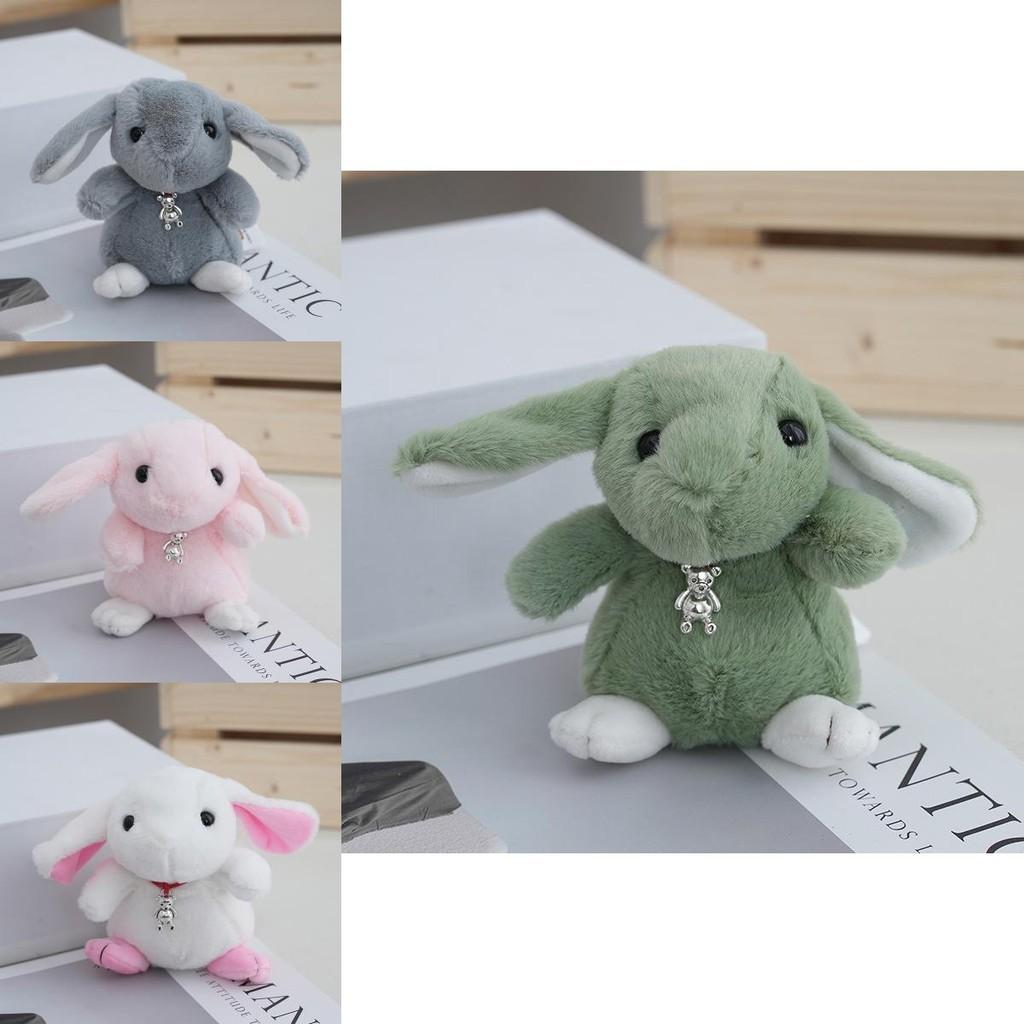 Adorable Pink Long-eared Bunny Plush Toy Cuddly Stuffed Rabbit Gift For Girls