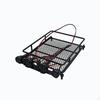 RC Roof Rack with Mesh Surface Metal Crawler Luggage Realistic for Scale Model Upgrades Red