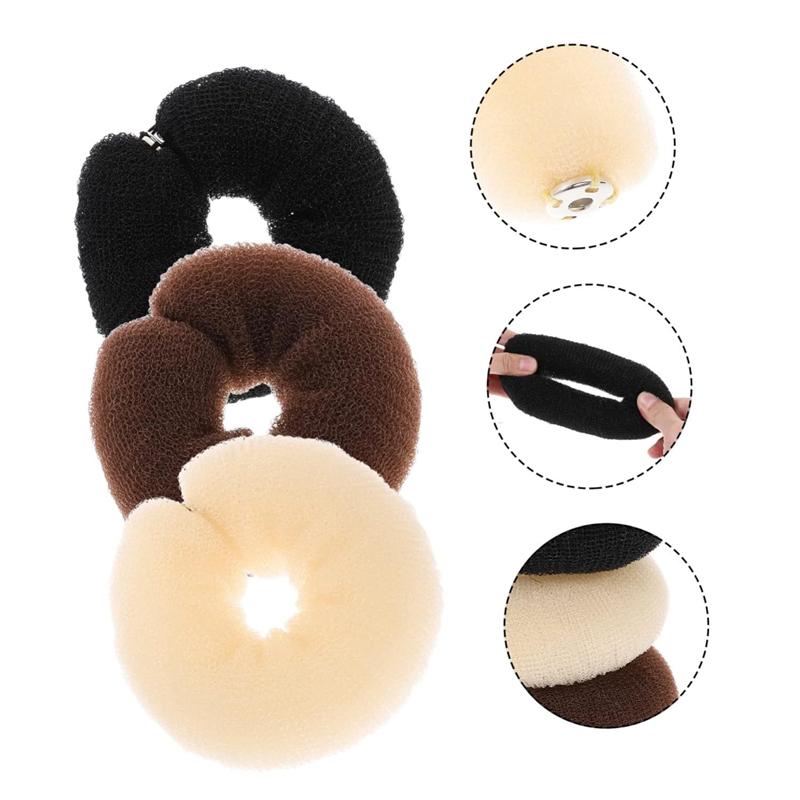 2pcs, Ring Bun, Magic Hair Styler, Donut Ring Styler for Women and Girls, Hair Shaper, Suitable for Thick and Long Hair