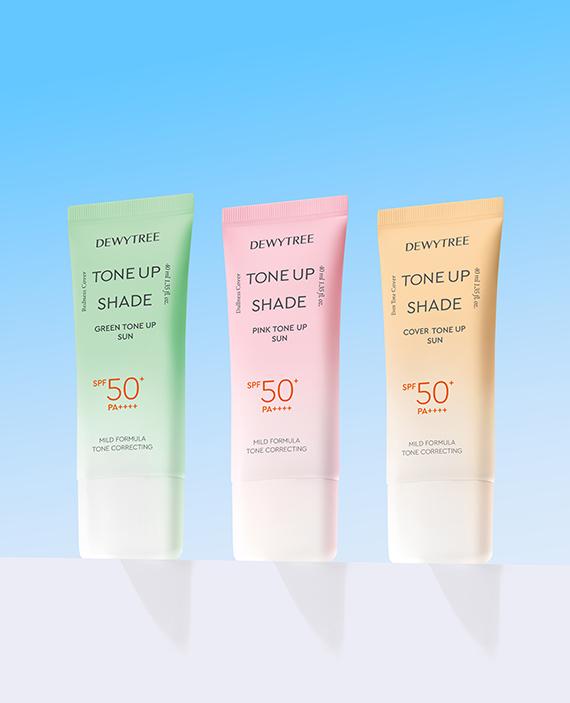 Dewytree Tone-Up Shade Zielony Tonujący Krem z Filtrem SPF50+ PA++++ 40ml