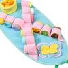 Pet Foraging Mat Portable with Buckle Enrichment Toy Slow Feeder Interactive Feeding Dog