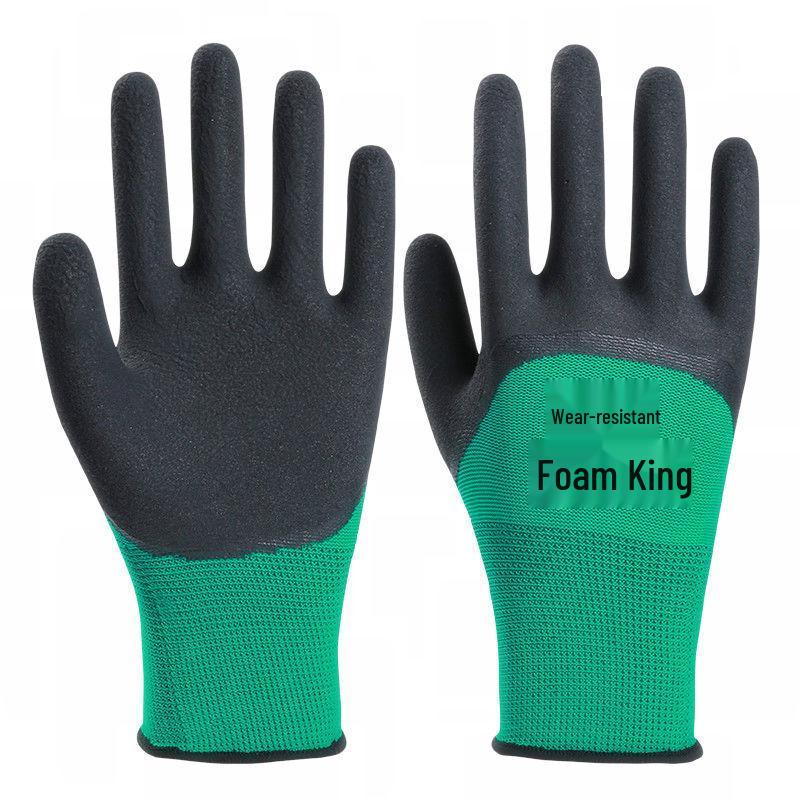 Maihan 13-Gauge Nylon Latex Coated Work Gloves