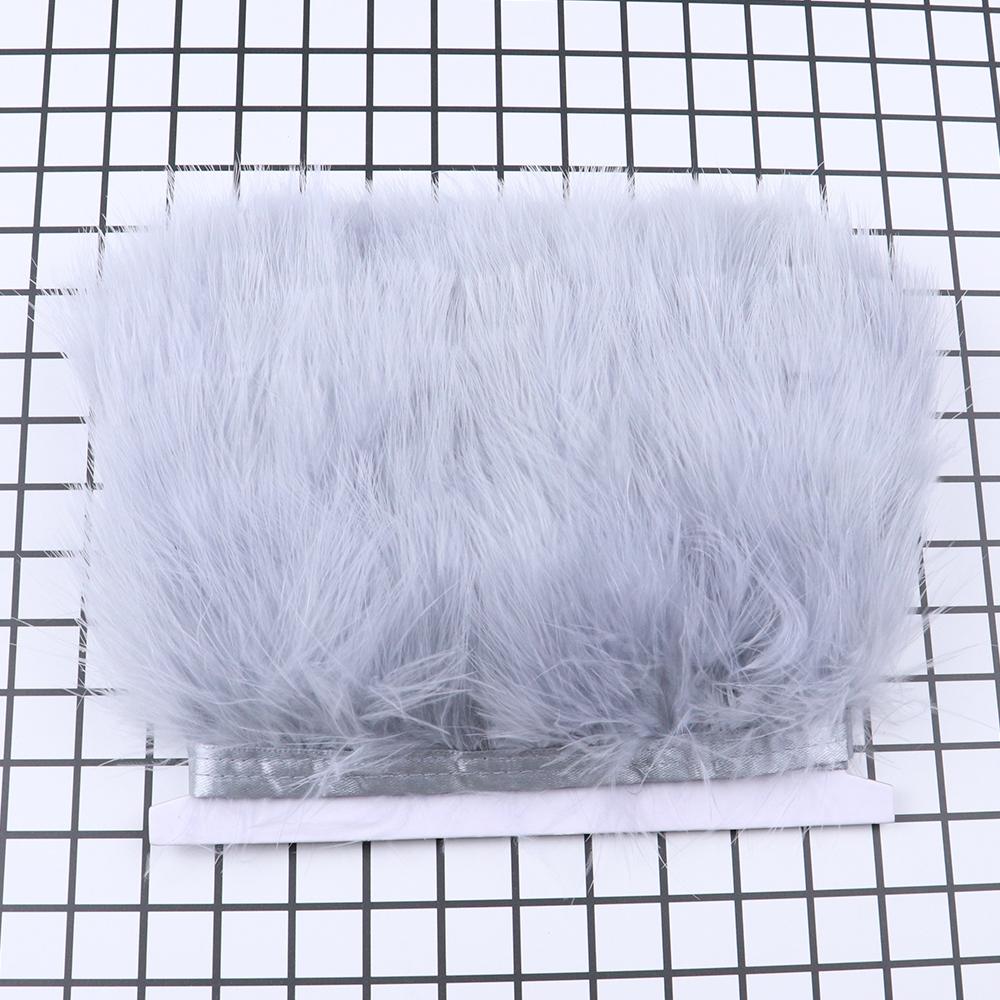 1Meter Fluffy Red Marabou Feather Trim Turkey Feathers For Crafts Ribbon Width 6-8" Turkey Plumes Fringe Diy Wedding Decoration