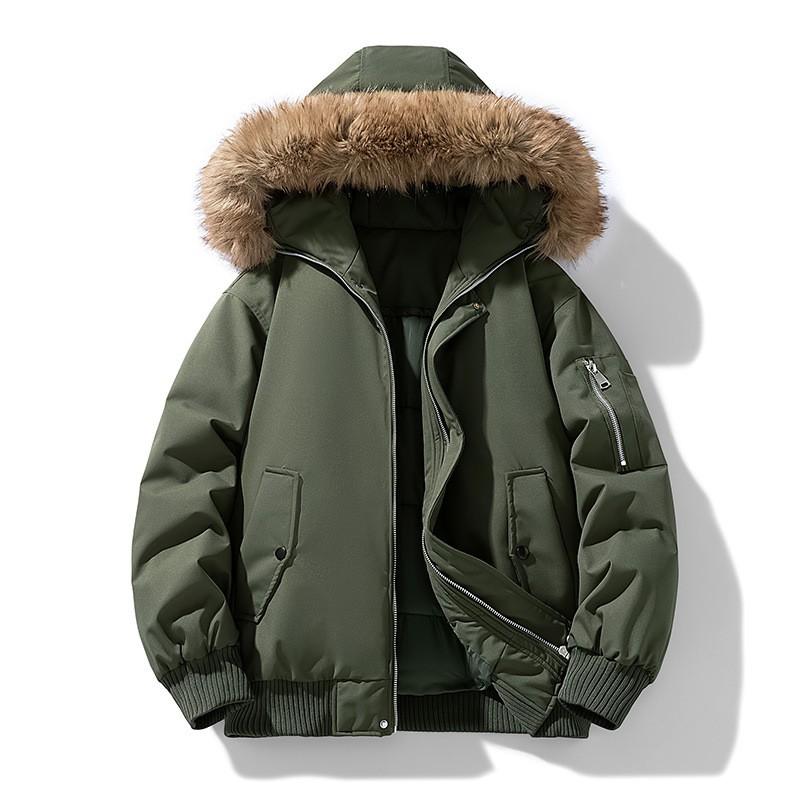 Unisex Thick Cotton Puffer Jacket With