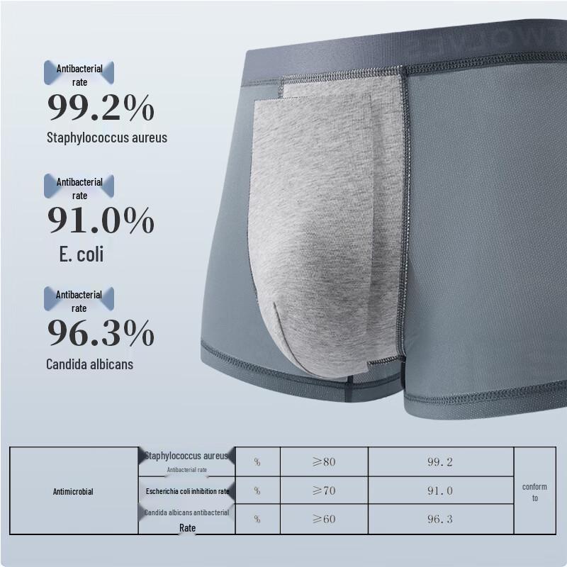 SEPTWOLVES Men's Breathable Mesh Boxer Briefs 3-Pack