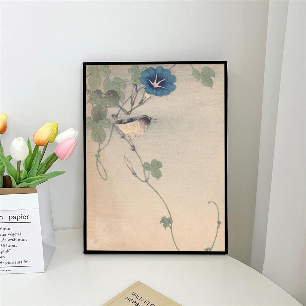 

1 шт. Хокусай О-Охара К-Косон японский стиль искусства самоклеящийся художественный постер водонепроницаемая бумажная наклейка для кофейни бара настенный декор 21cm×30cm NoFrame