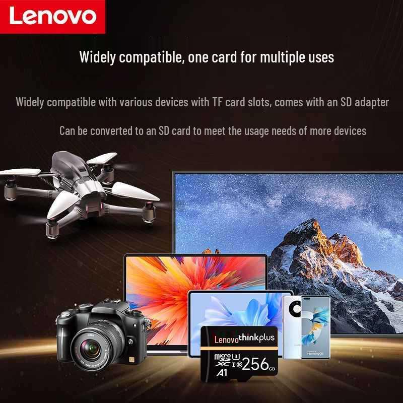 Lenovo Thinkplus 64GB C10 High-Speed Memory Card for Car Recorders, Phones, and Cameras