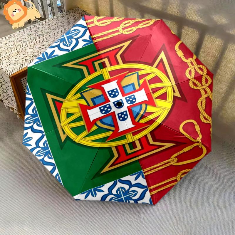 Portuguese Heritage Unity Folding umbrella Suitable for all seasons travel light outdoor Three folds