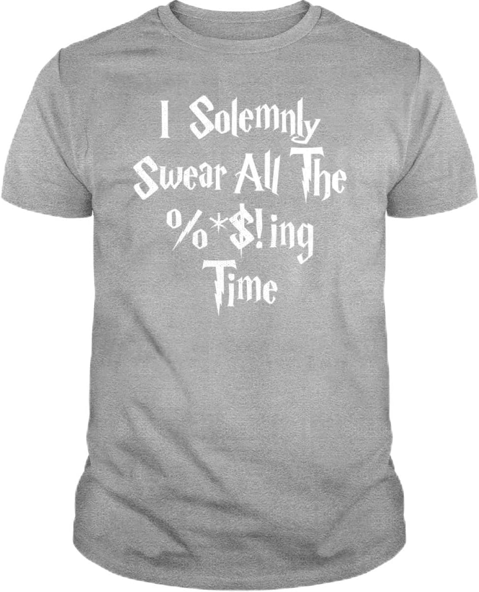 

I Solemny Swear All The Time T Shirt - Cotton Shirt for Mens & Womens - Short Sleeve Crew Neck Soft Fitted Tees S разноцветный