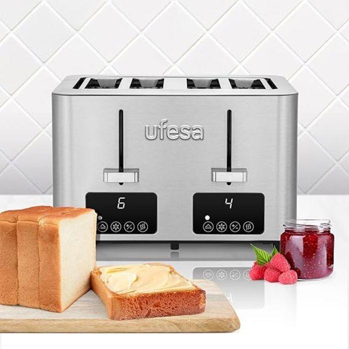 Toaster - UFESA - Quartet Delux - 4 Tranches - 1500W - Design Élégant