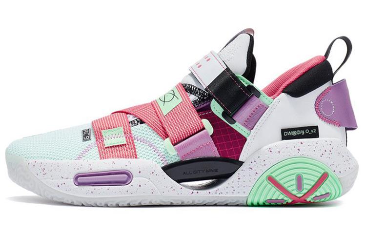 LINING Wade AC9 V2 Мужские профессиональные баскетбольные кроссовки - Белый/Красный ABAR075-4 43