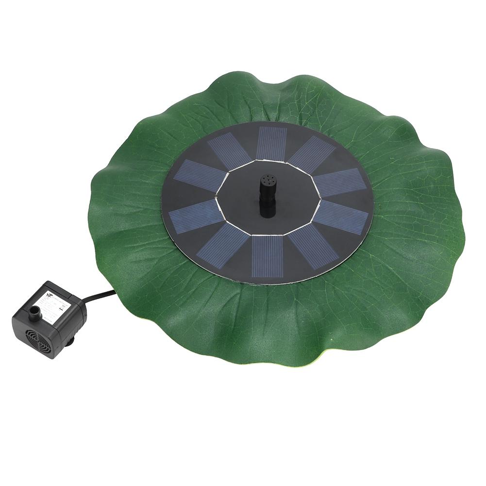 5V 1.6W Solar Water Fountain Pump Floating Landscape Fountain for Outdoor DecorationWith Lithium