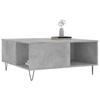 VidaXL Table basse gris béton 80x80x36,5 cm bois d'ingénierie 830784