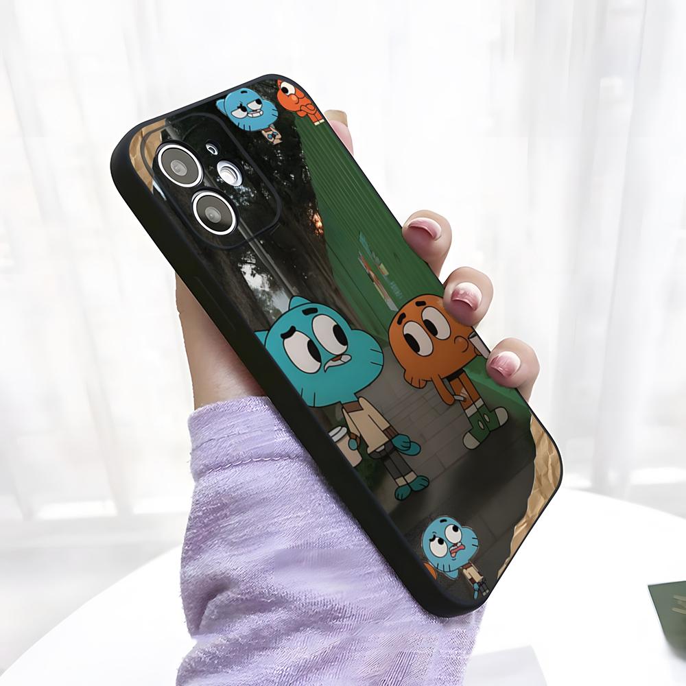 G-Gumball And Darwin Phone Case For IPhone 17 Pro Max 15 Pro 16 14 Plus 12 13 Mini 11 Pro Shockproof Soft Cover