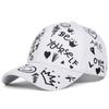 Unisex Smiling Face Graffiti Print Baseball Caps Spring Autumn Outdoor Adjustable Casual Hats Sunscreen Hat