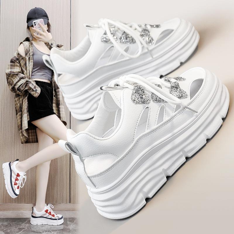 New Breathable Women's Shoes Summer Tide Hollow Platform Casual Shoes Fashion Women's Shoes Student