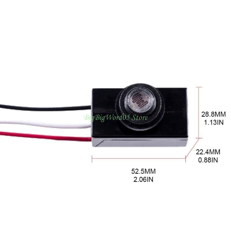 24TE 80VAC-277VAC Photoelectric Switch for Lamp Switch Auto Open Twilight to