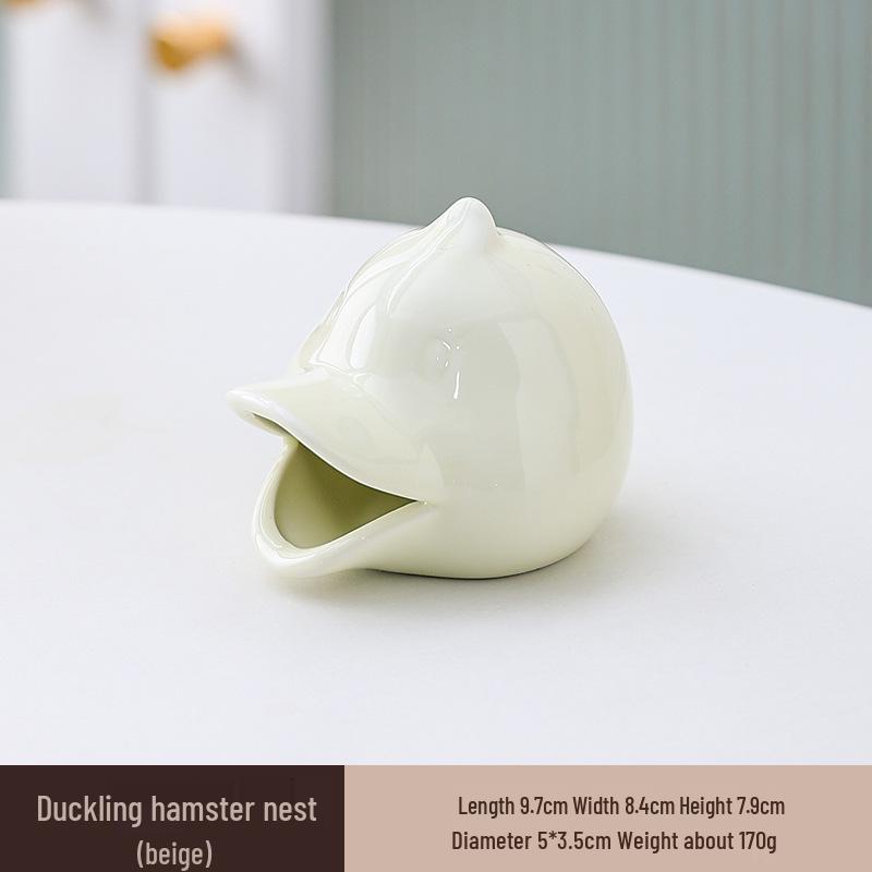 Chladivý keramický úkryt pro křečka: Letní přístřešek a herní domek