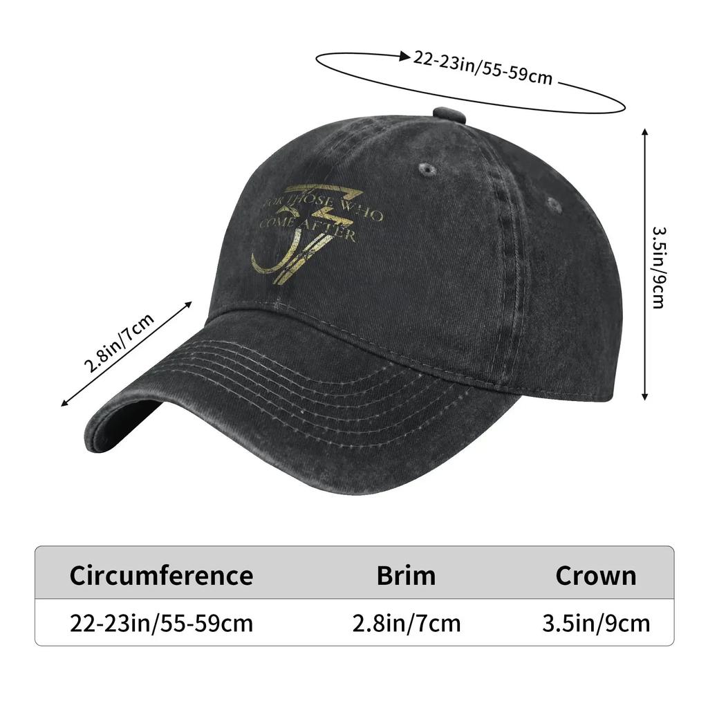 For Those Who Come After Expedition 33 Baseball Cap Unisex Distressed Washed Snapback Hat Outdoor Activities Unstructured Cap
