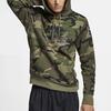 Nike SB Icon Fleece-Lined Skateboarding Hoodie Men Hoodie Green-Camo AT9756-222