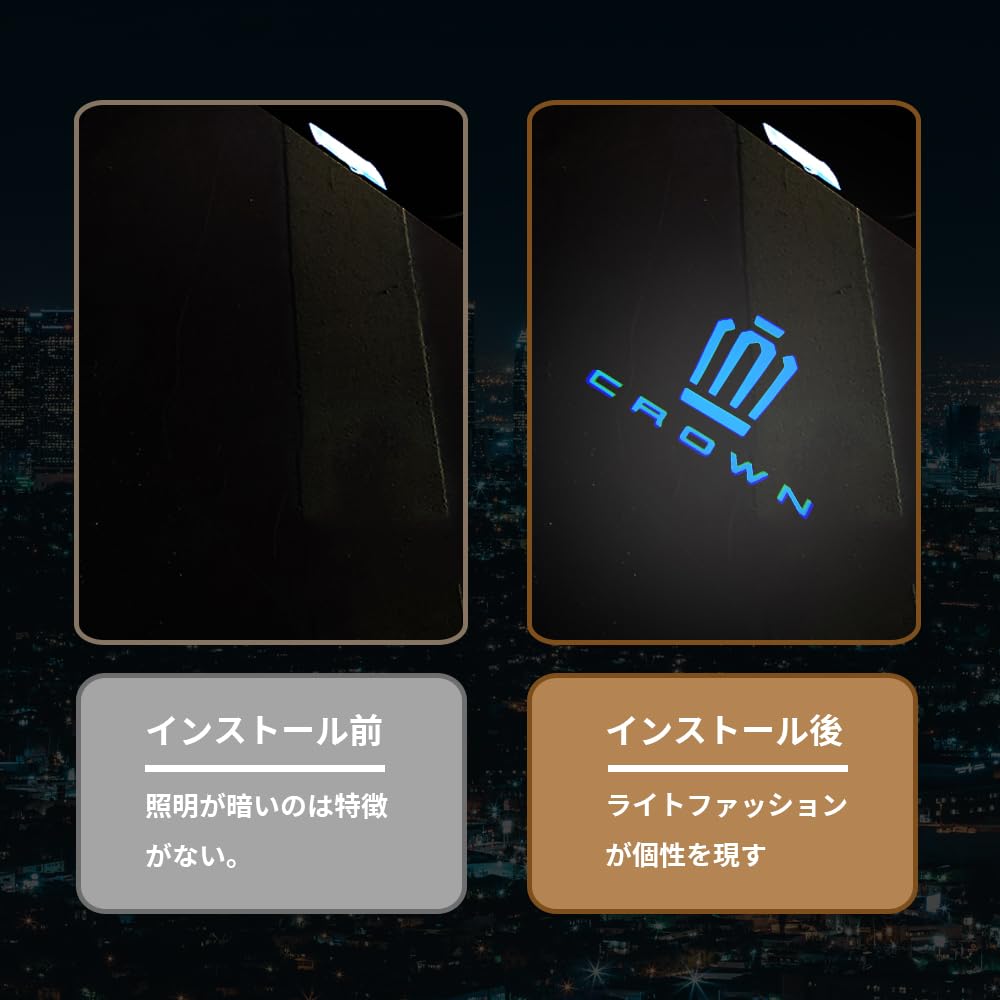 2025 New Toyota Crown Estate Courtesy Light Door Welcome Light Courtesy Lamp LED HD