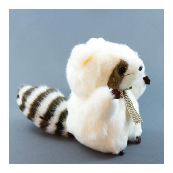 Takenoko red panda mini white stuffed toy 10103