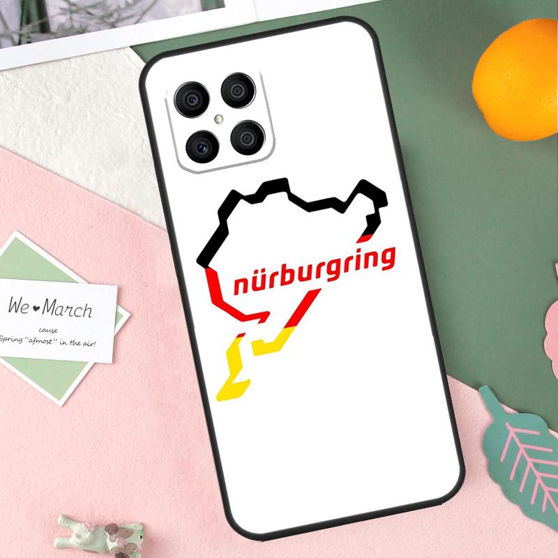 Motor Sport Nurburgring Case For Honor X8b X9b X9c X9a X8a X8 X9 50 70 90 Lite Honor 200 Lite Magic 7 5 6 Pro Cover